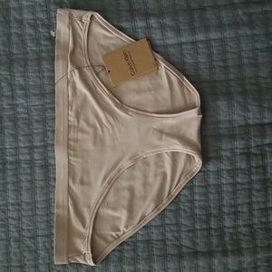 Calvin Klein Naturals- womens medium nude bikini.